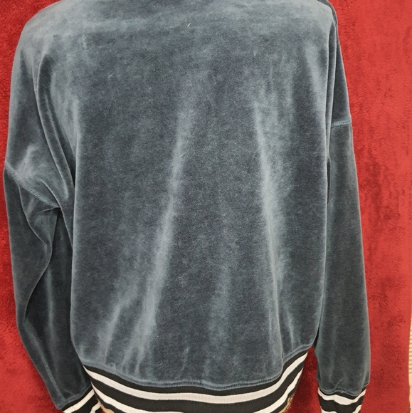 Women's DKNY Sport Velour Boxy Pull Over MED - Picture 4 of 4